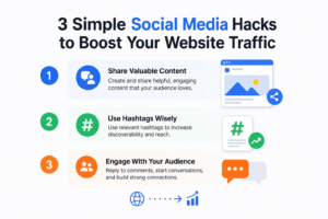 3 Simple Social Media Hacks to Boost Your Website Traffic